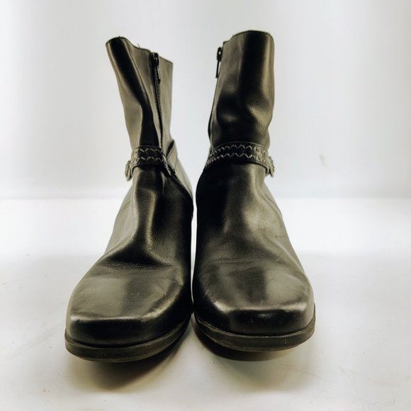 Clarks - Leather Ankle Boots - Picture 5 of 8